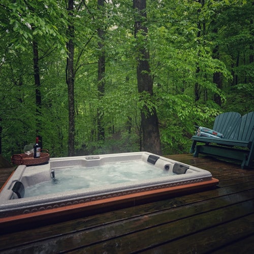 Brown County Cabins with hot tub